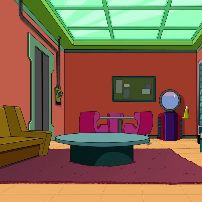 Retrato personalizado de Futurama
