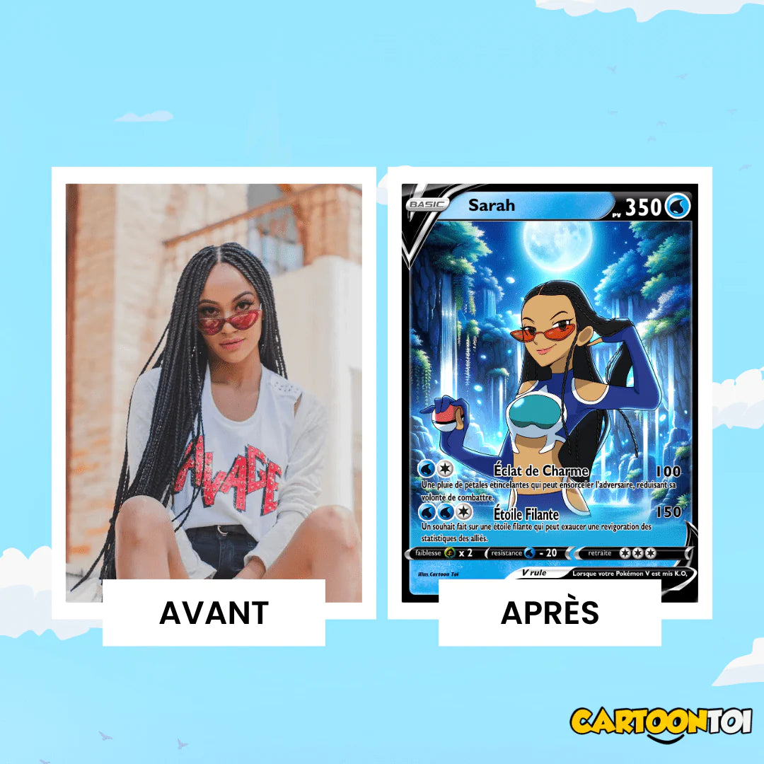 personnaliser carte pokémon