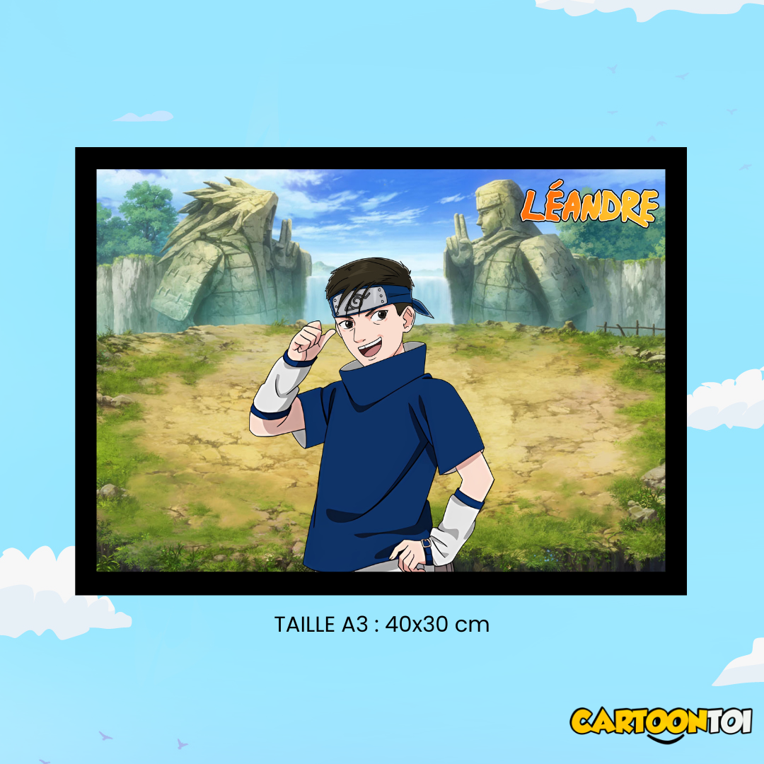 portrait personnalisé naruto