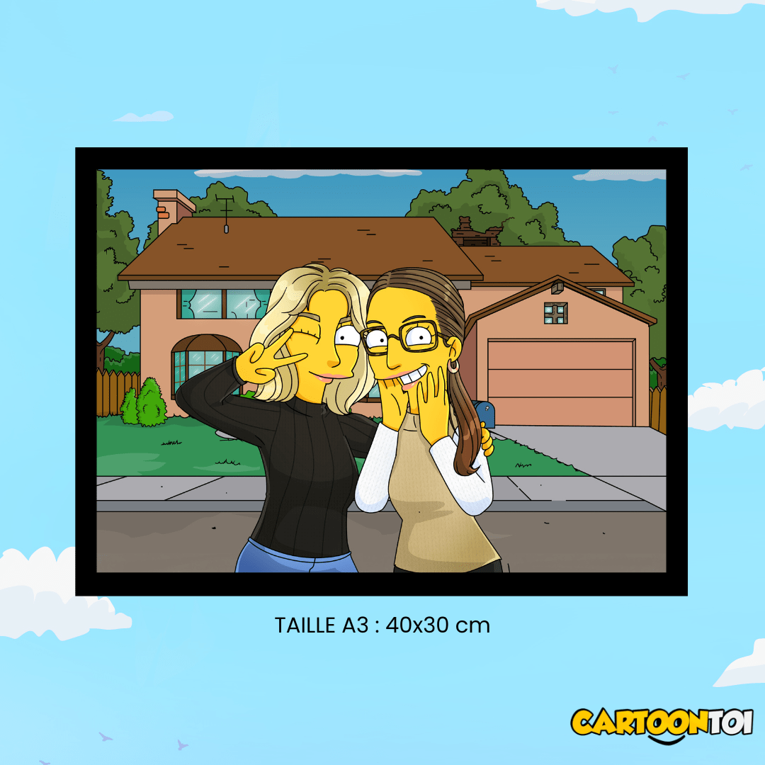 portrait simpson entre amies