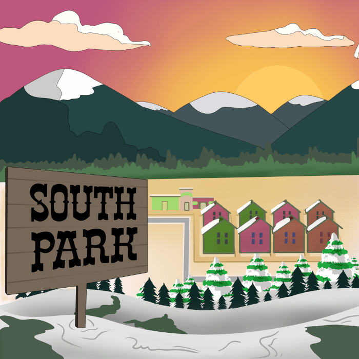 Custom South Park Portrait