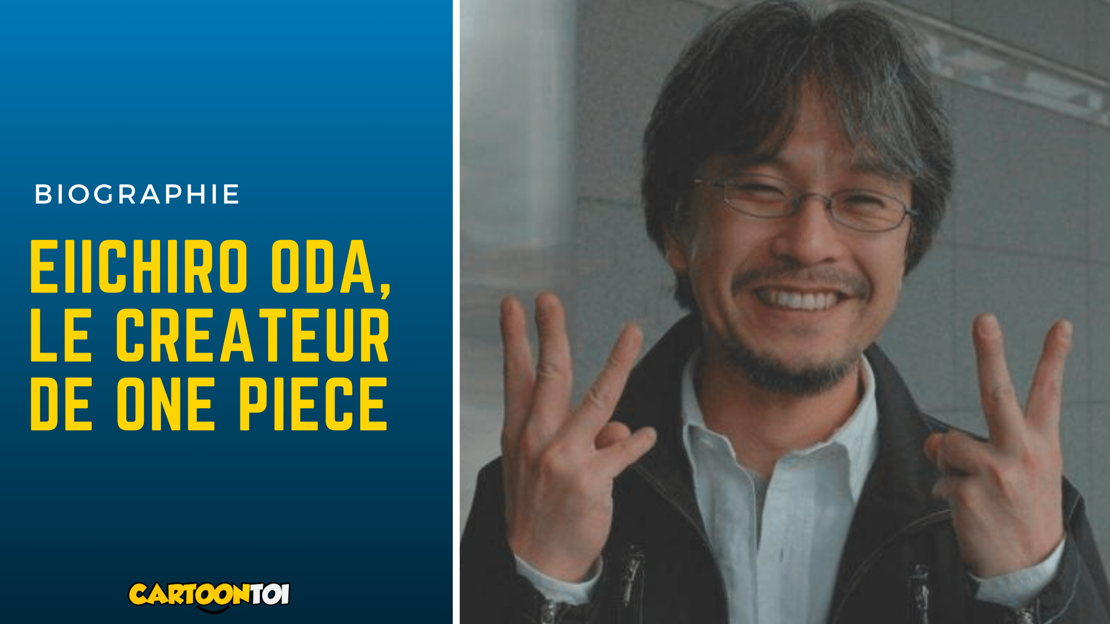 biographie de eiichiro oda le createur de One Piece