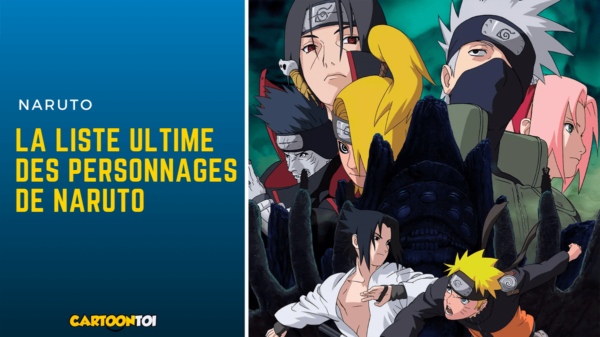 Tous les Personnages de Naruto