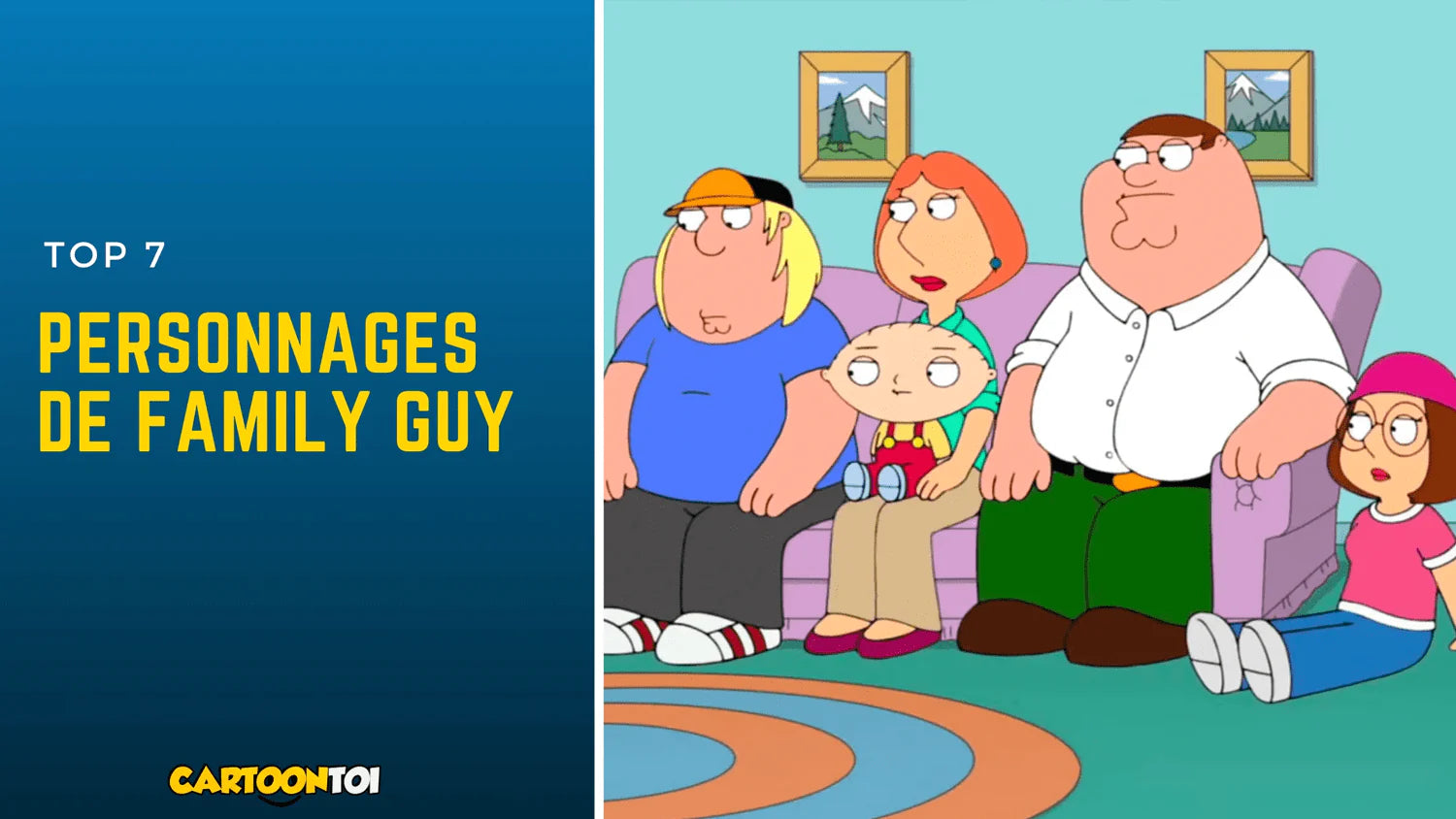 les meilleurs personnages Family Guy