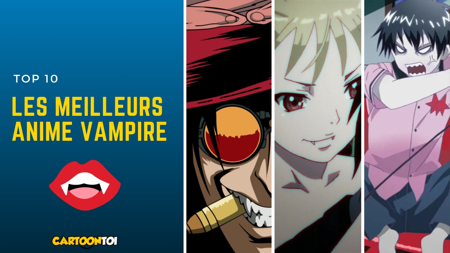 top 10 anime vampire