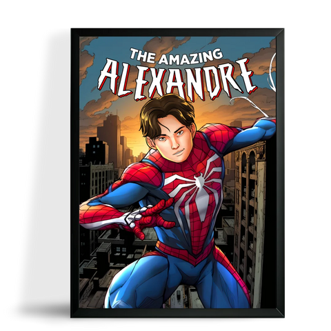 Portrait Spiderman Personnalisé