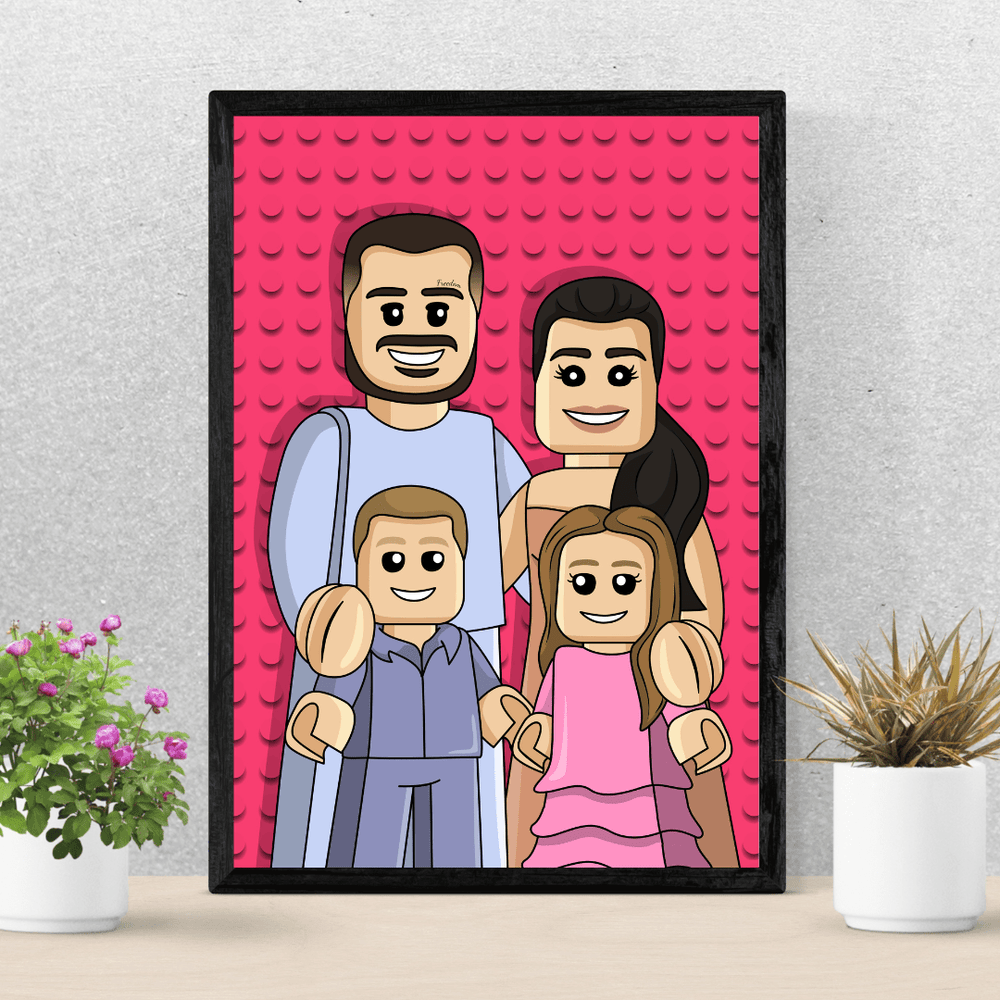 Cr er mon portrait lego personnalis livraison 48h