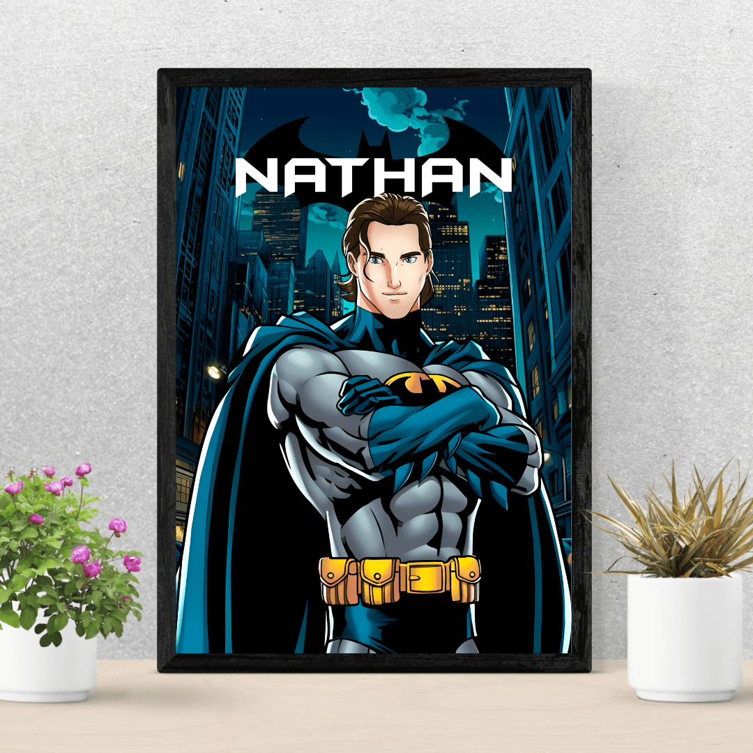 Créer mon propre Portrait Batman Personnalisé | Cartoon Toi