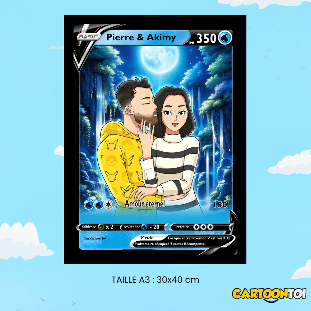 Carte Poke Personnalisée Avec Photo, Nom Et Texte – Carte D