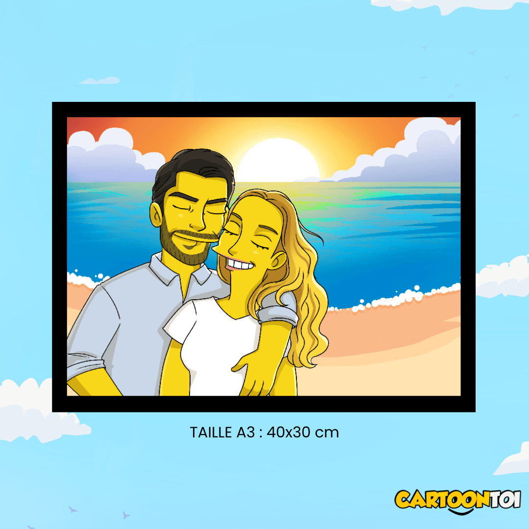 Custom Anime Portrait Personalized Family Couple Gift Custom