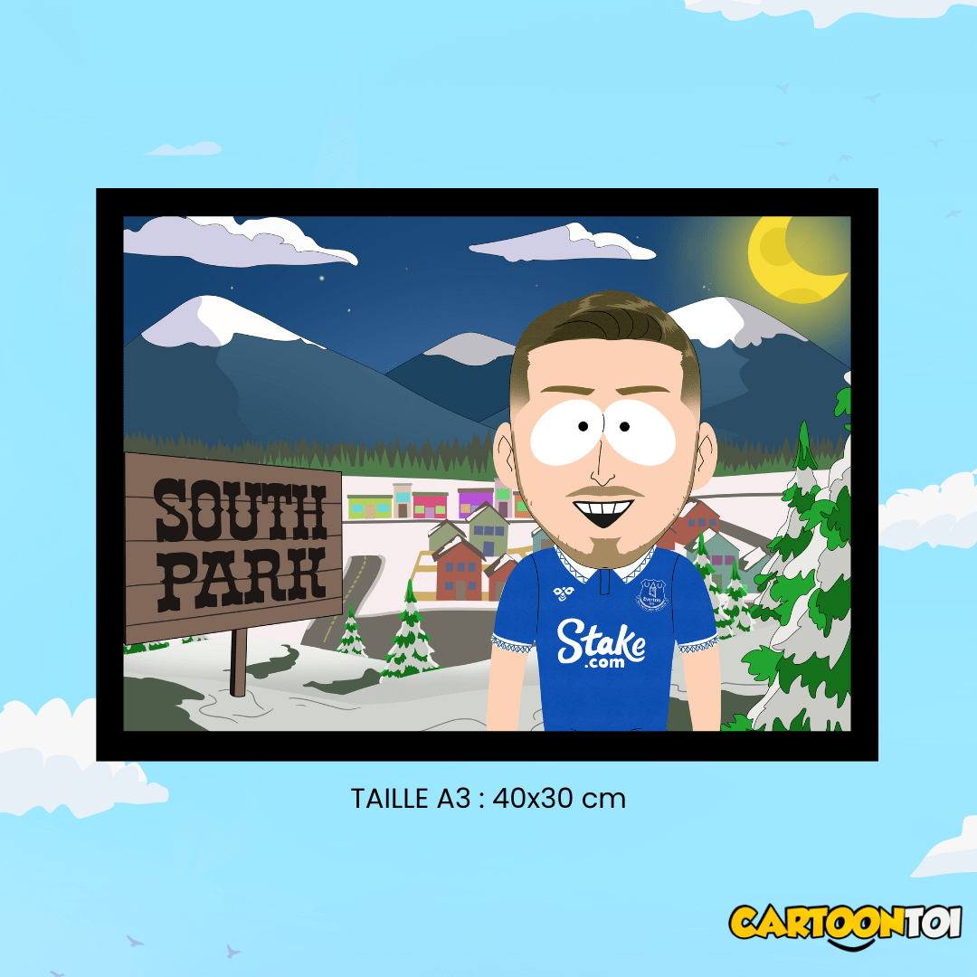 portrait personnalisé South Park
